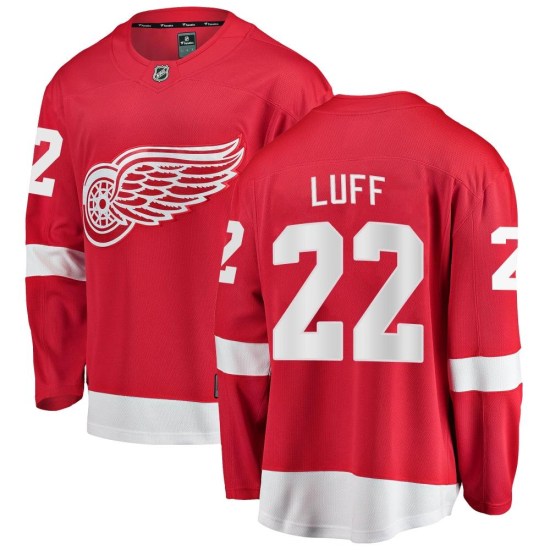 Matt Luff Detroit Red Wings Youth Breakaway Home Fanatics Branded Jersey - Red