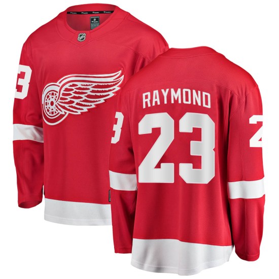 Lucas Raymond Detroit Red Wings Youth Breakaway Home Fanatics Branded Jersey - Red
