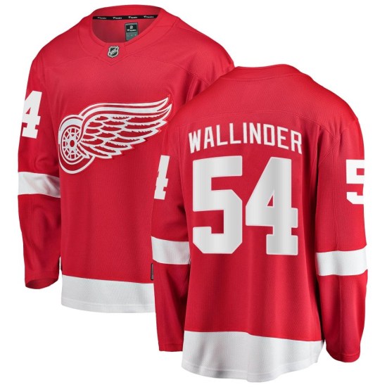 William Wallinder Detroit Red Wings Youth Breakaway Home Fanatics Branded Jersey - Red